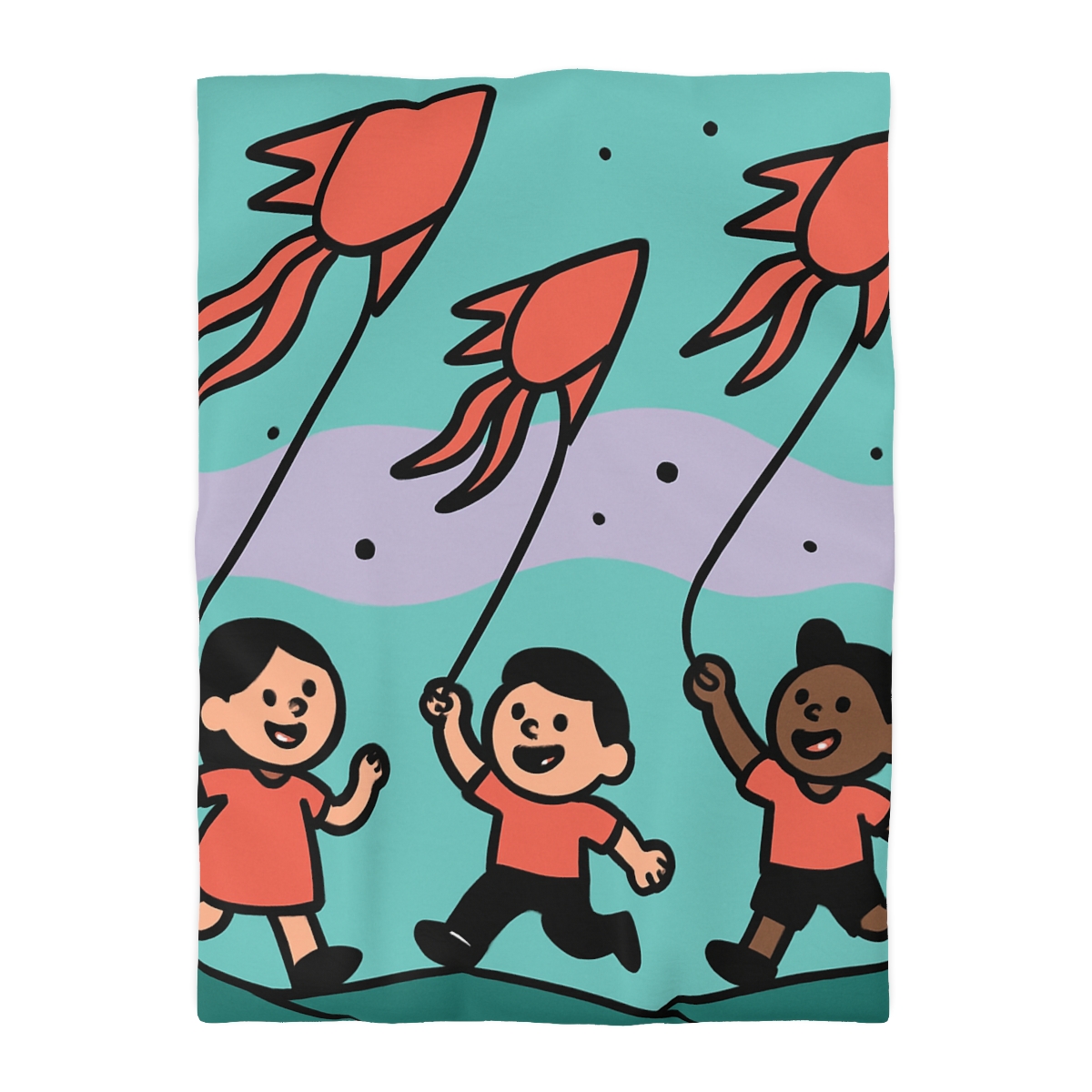 Nebula Kite Race custom duvets