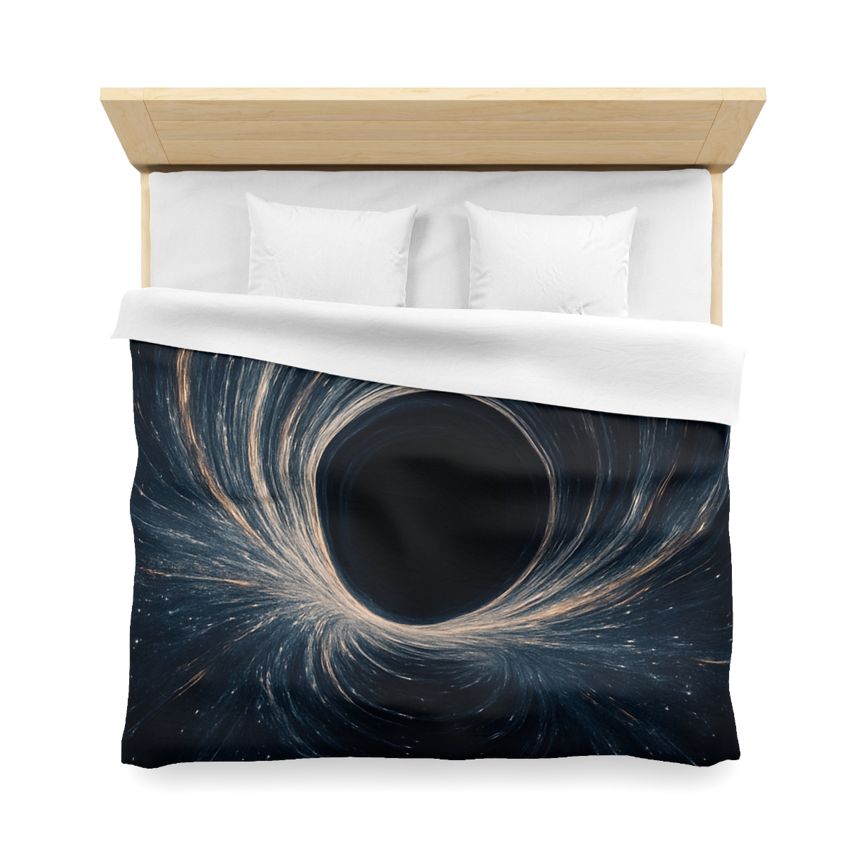 Gravity Well Vortex personalized bedding duvets