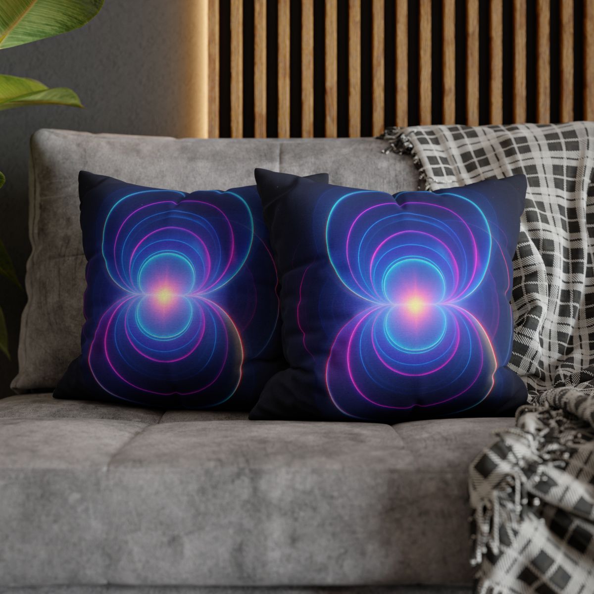 Prismatic Lensing Bloom soft cotton pillow cases