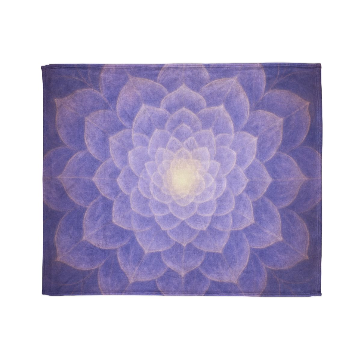 Petal Fractal Rosette decorative home blankets