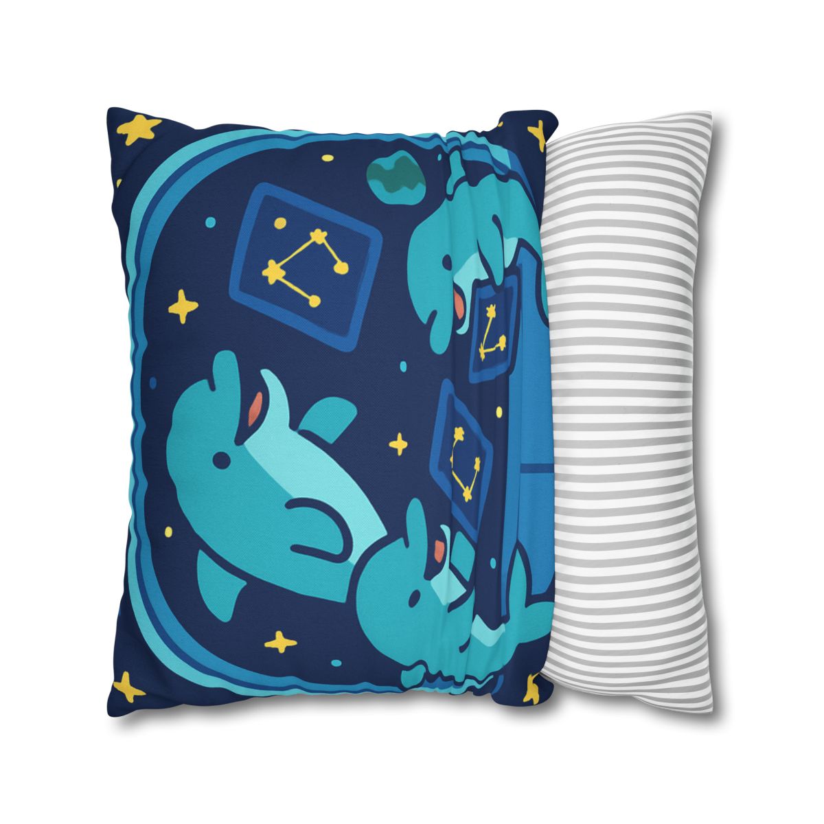 Cosmic Dolphin Classroom unique gift pillow cases