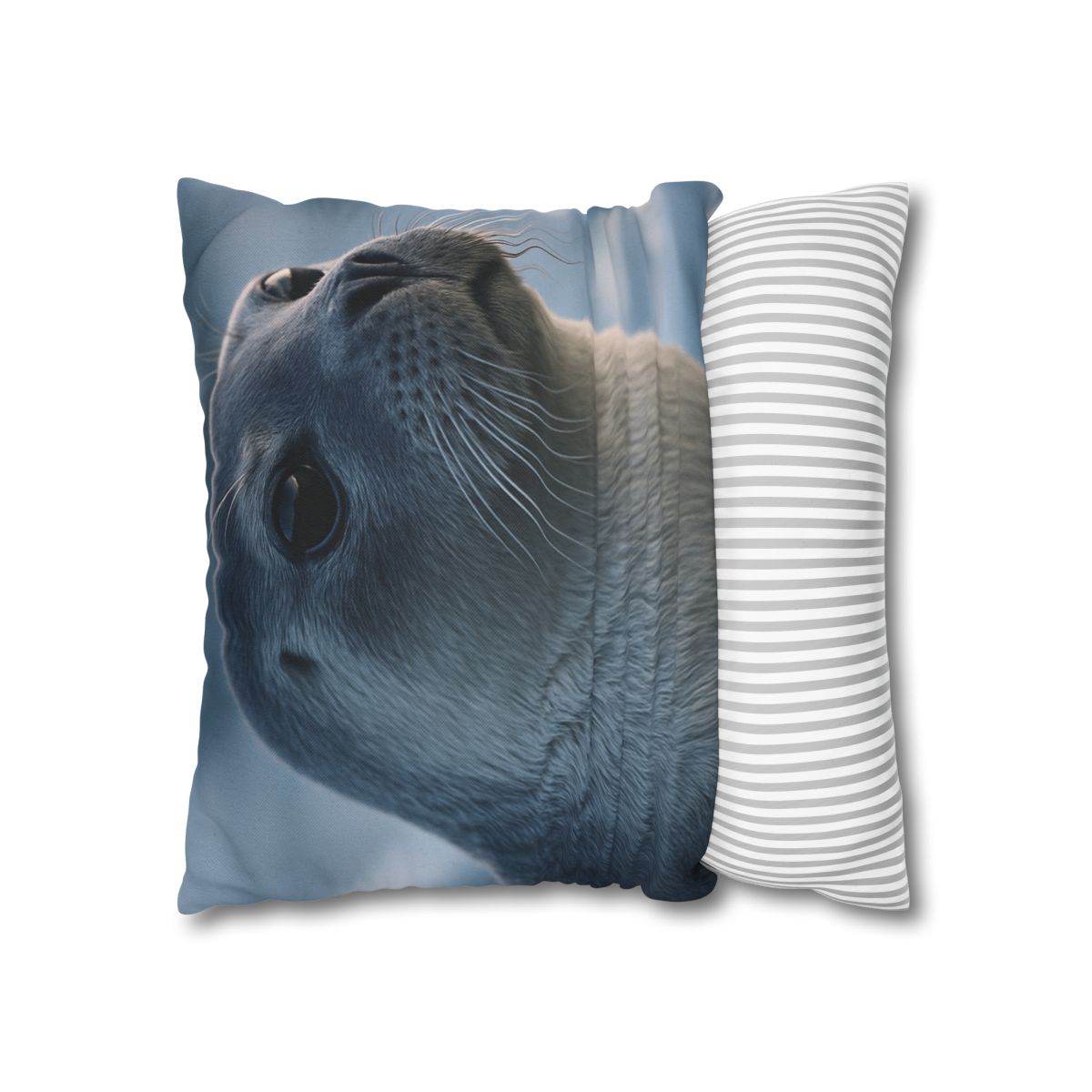 Moonlit Gaze Harp Seal custom pillow cases