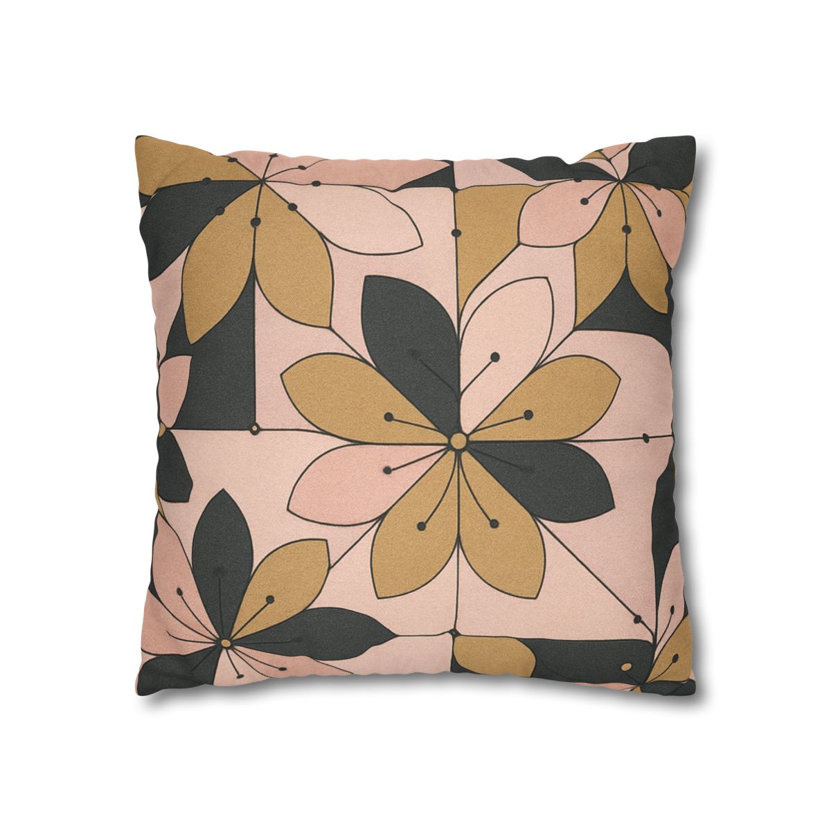 Petal Circuit Mosaic designer print pillow cases