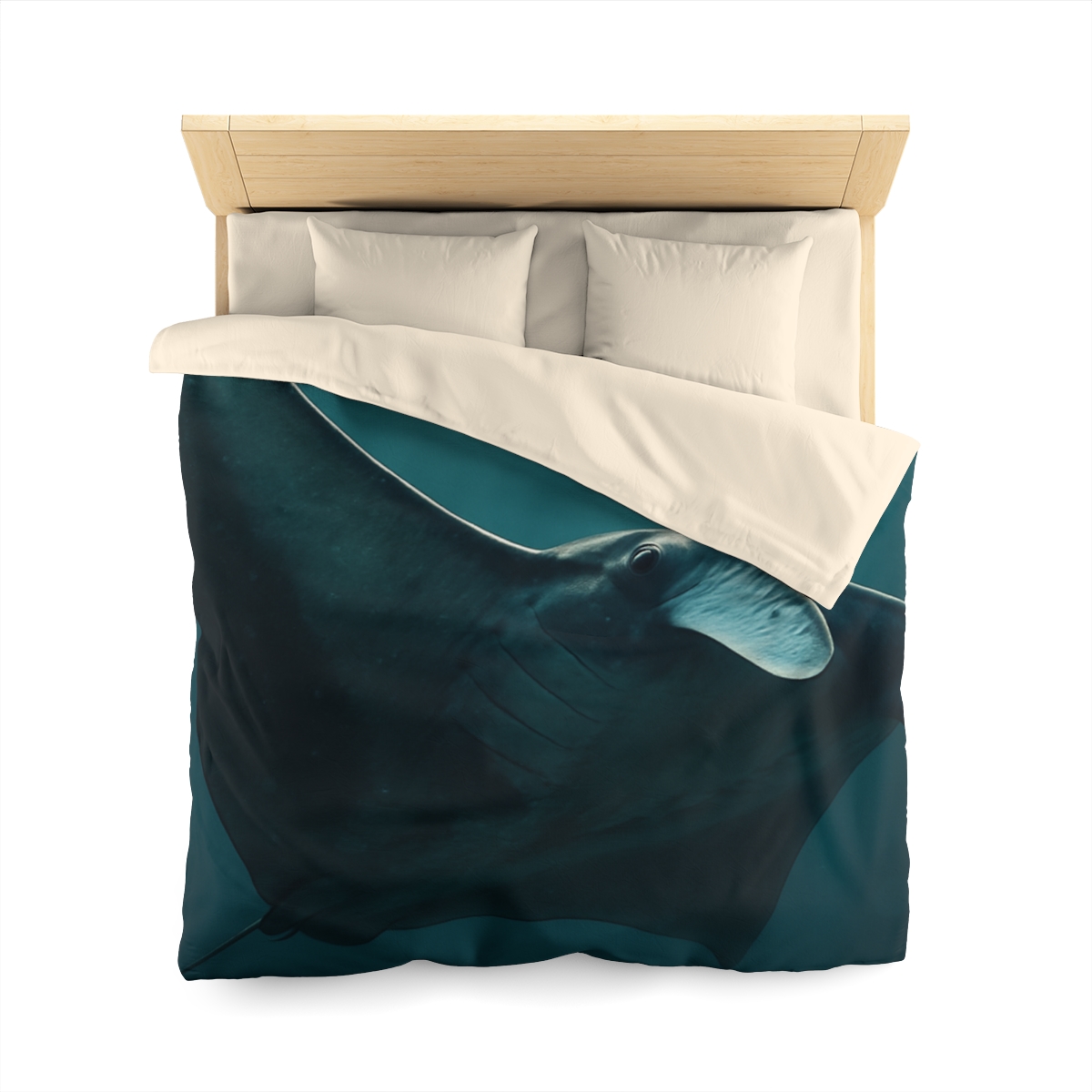 Glasswing Glide Manta Ray duvets for gifts