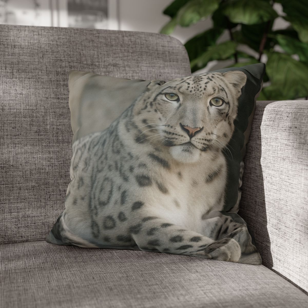 Hidden Realm Snow Leopard unique gift pillow cases