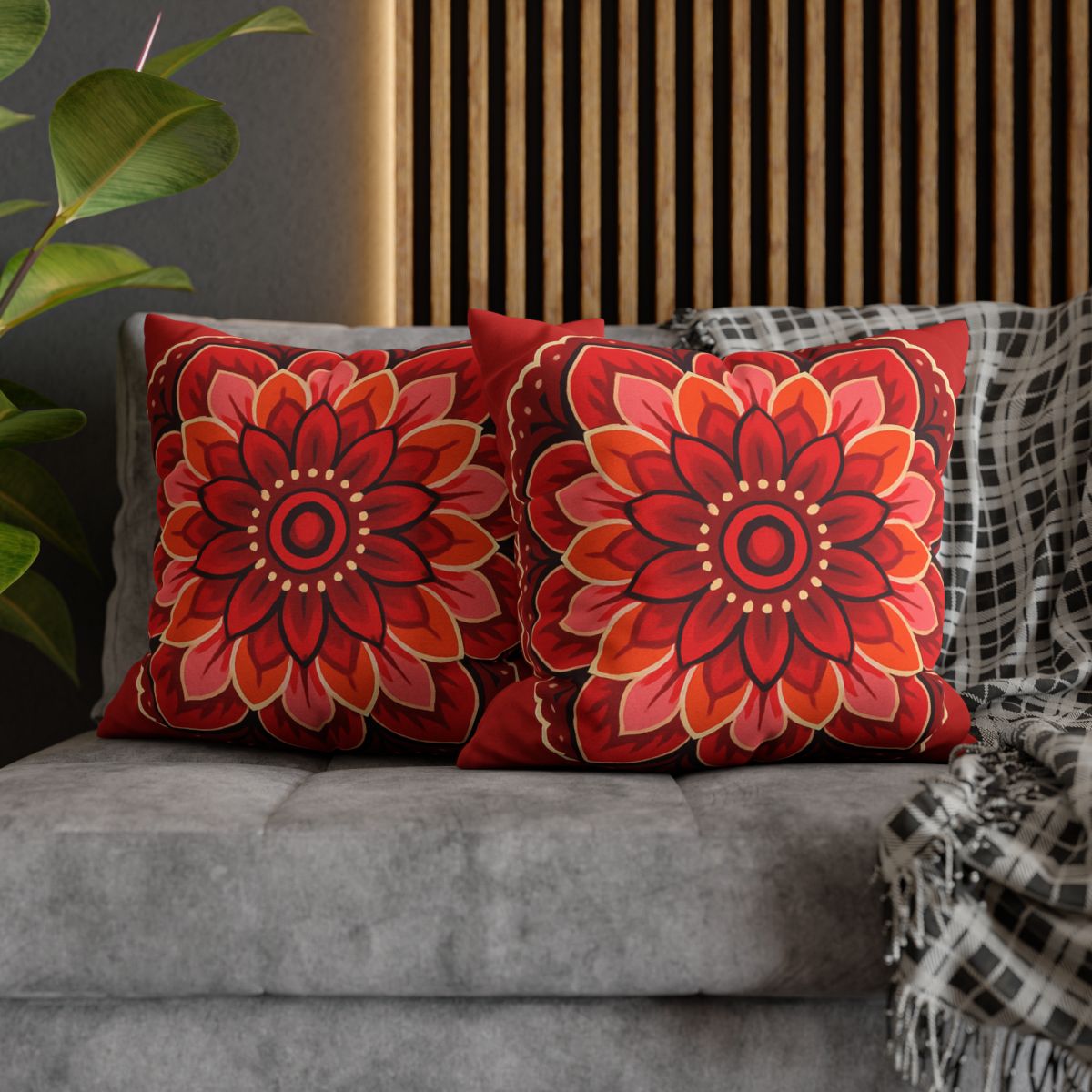 Bloom Burst Mandala trendy patterned pillow cases