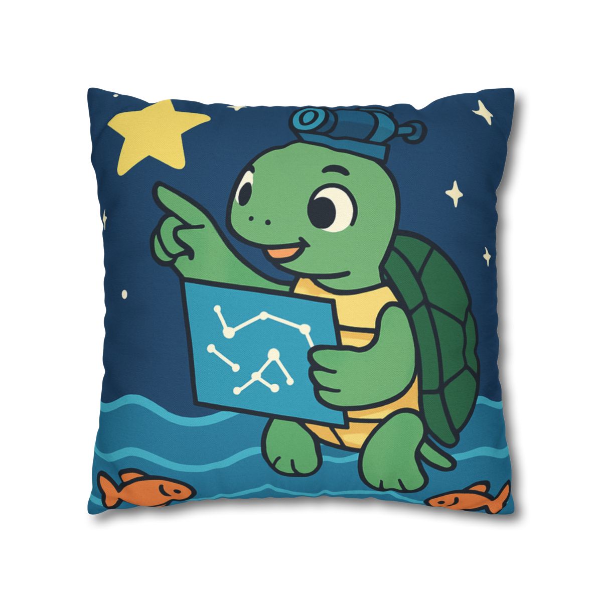 Stargazer Sea Turtle comfortable bedding pillow covers