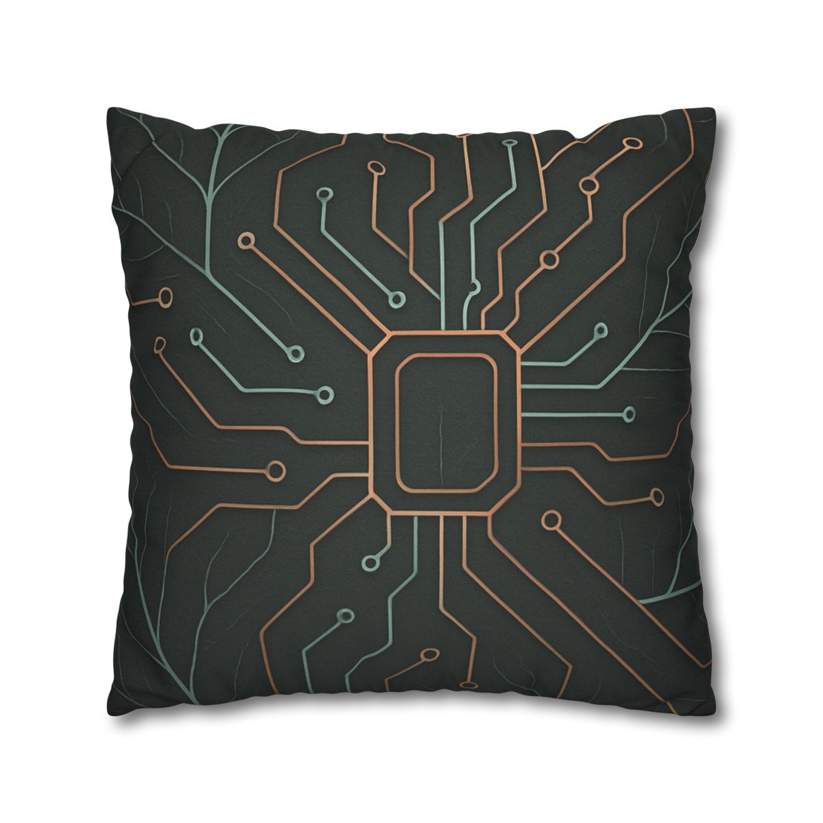 Leaf Vein Circuitry custom pillow cases
