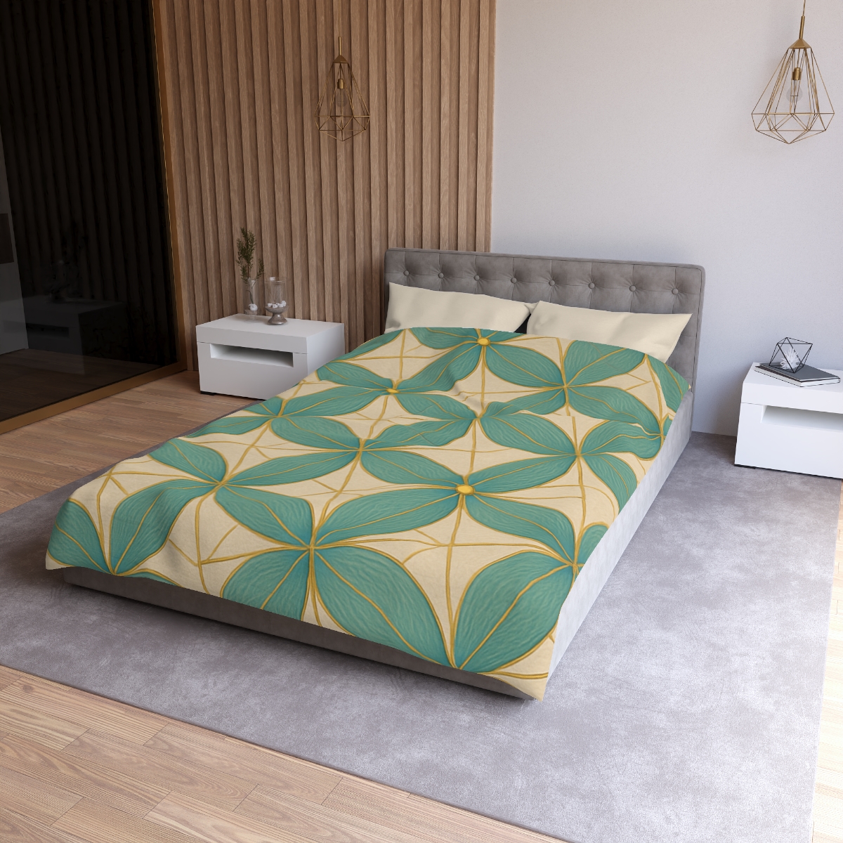 Petal Circuit Lattice stylish duvet covers
