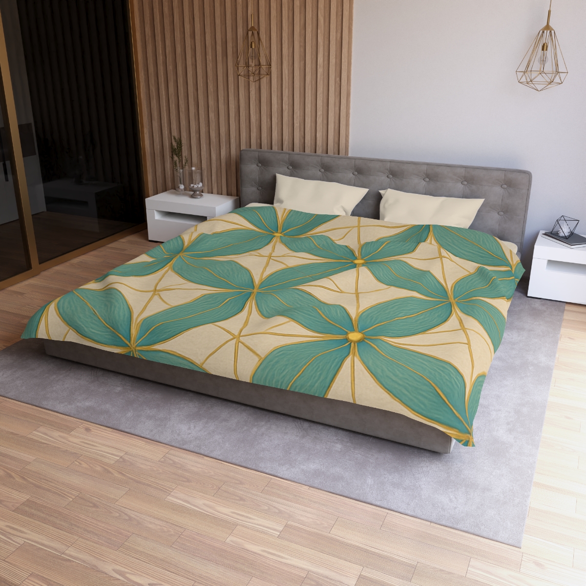 Petal Circuit Lattice stylish duvet covers