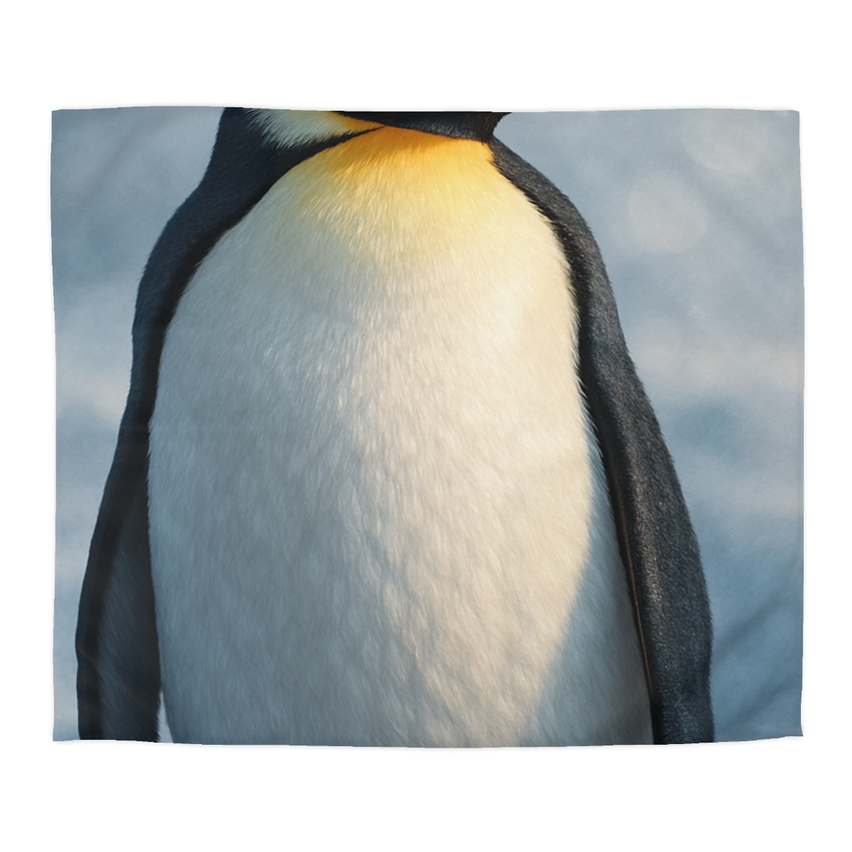 Frost Halo Emperor Penguin personalized bedding duvets