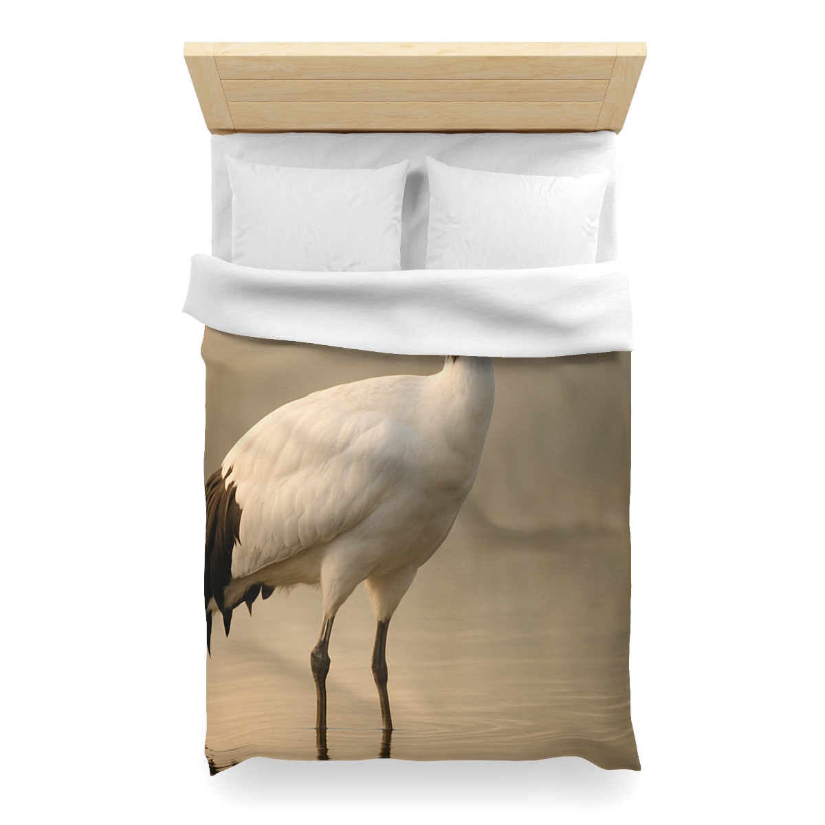 Dawn Balance Red Crowned Crane duvets for gifts