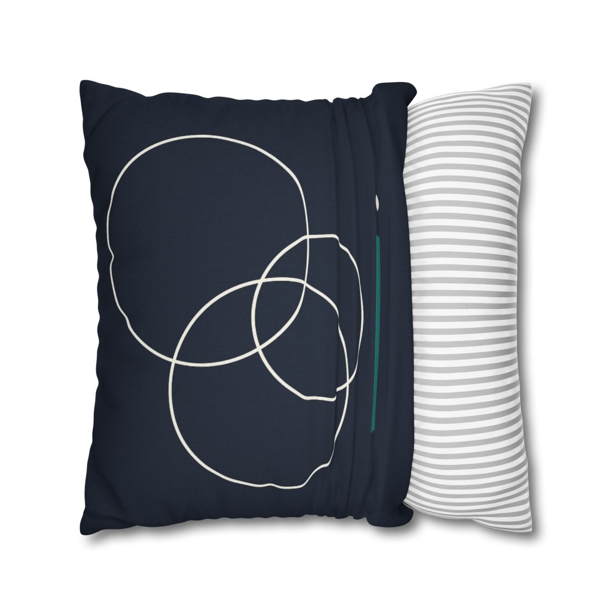 Staggered Rings And Anchored Bar trendy patterned pillow cases