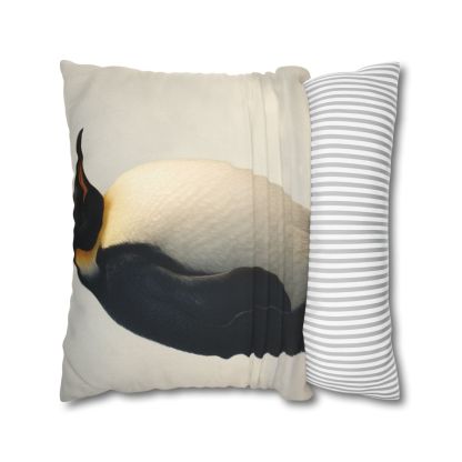 Aurora Hush Emperor Penguin soft cotton pillow cases