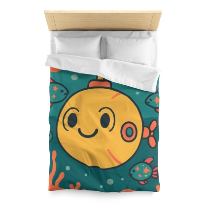 Underwater Planet Explorer Sub duvets for gifts