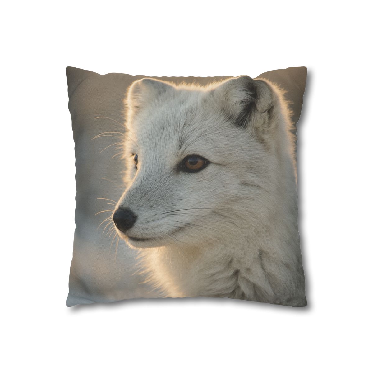 Ember Gaze Arctic Fox unique gift pillow cases