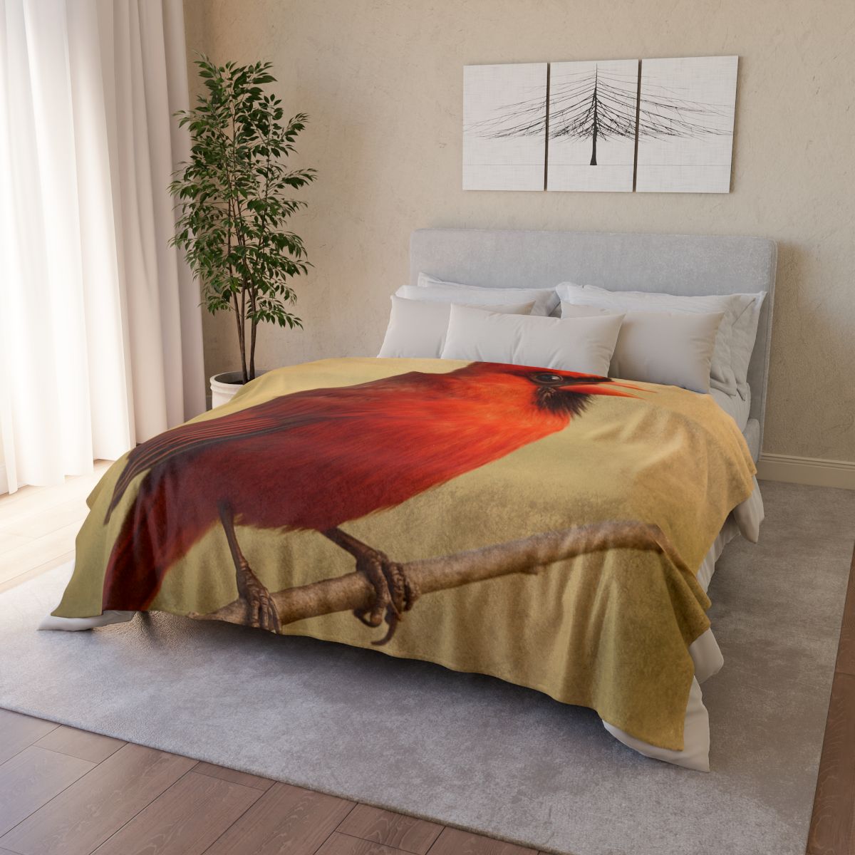 Crimson Hymn Cardinal unique gift blanketscustom blankets