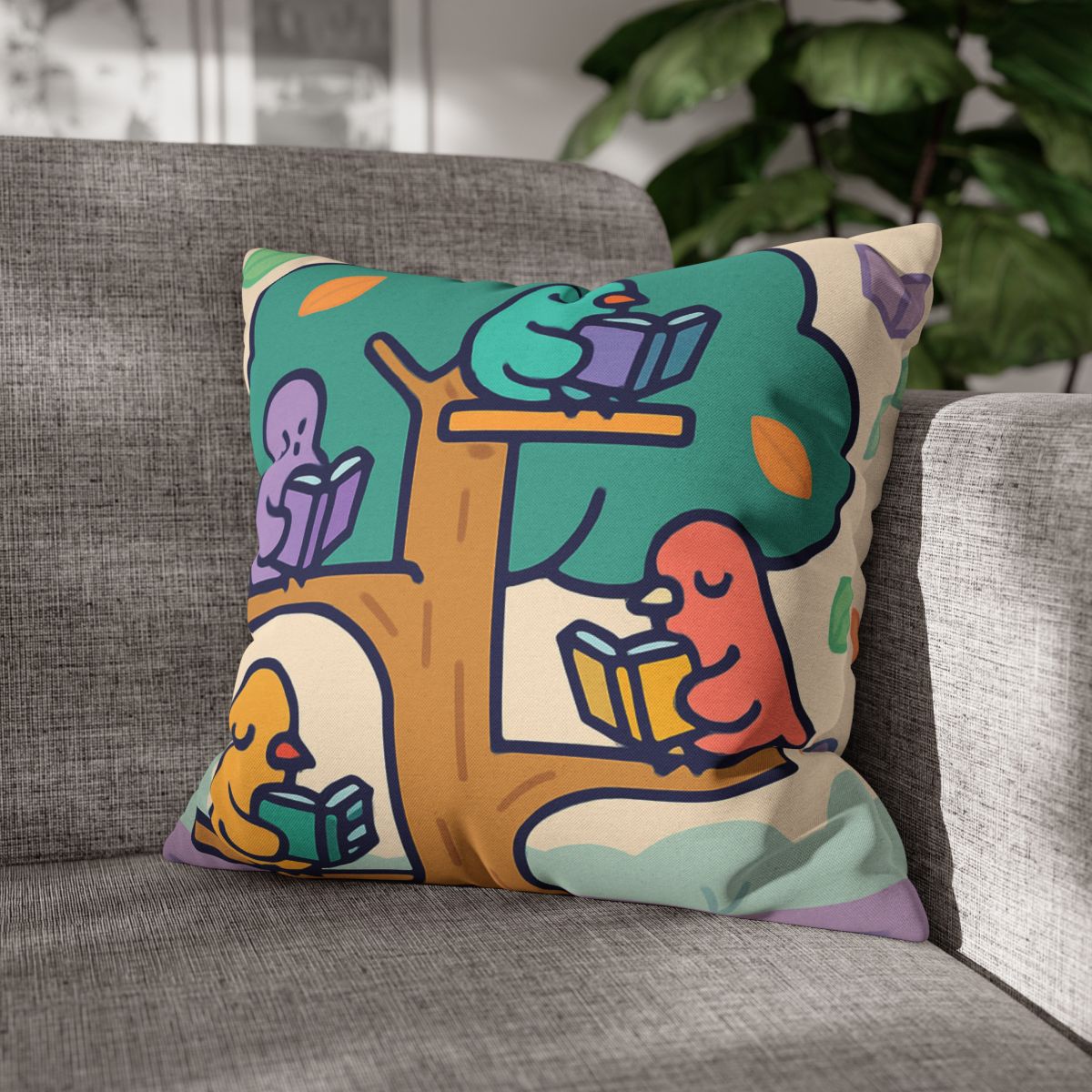 Library Of Magical Birds personalized pillow covers