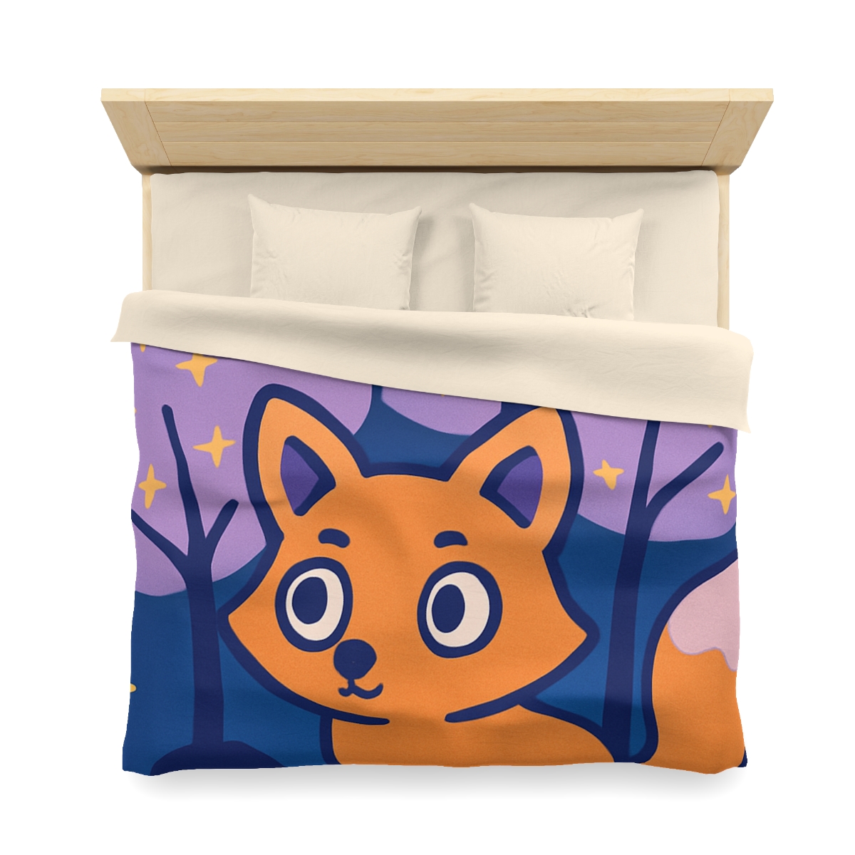 Galactic Forest Fox duvets for gifts