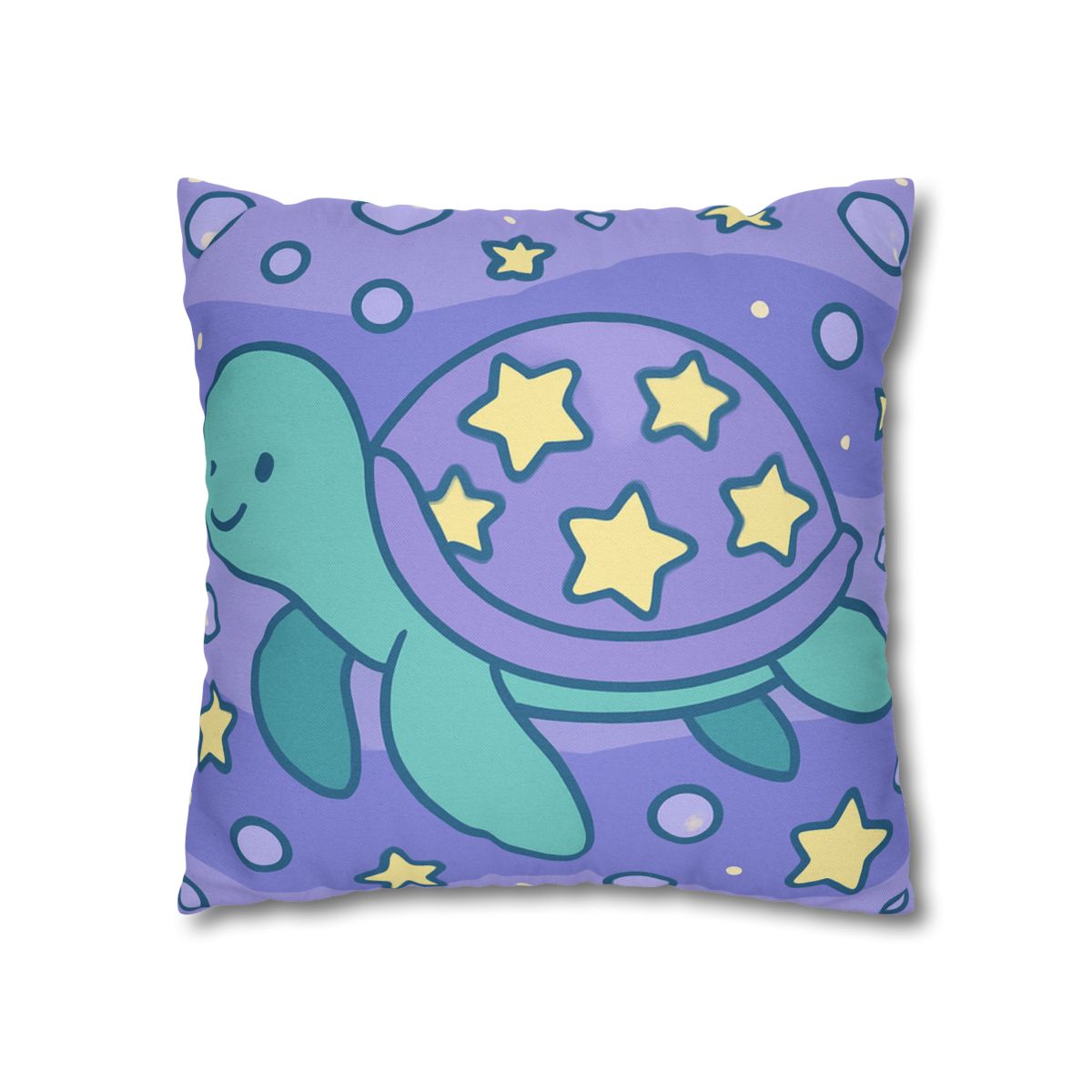 Nebula Ocean Turtle designer print pillow cases