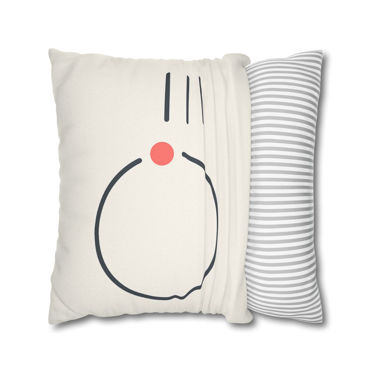 Offset Ring With Three Quiet Bars soft cotton pillow cases