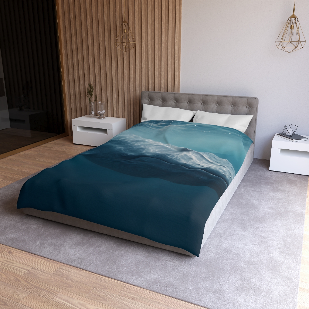Ocean Song Blue Whale warm winter duvets