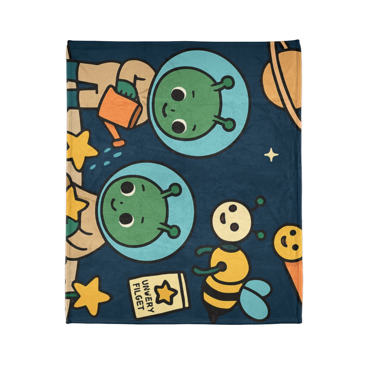 Comet Gardeners On Moon Meadow custom blankets