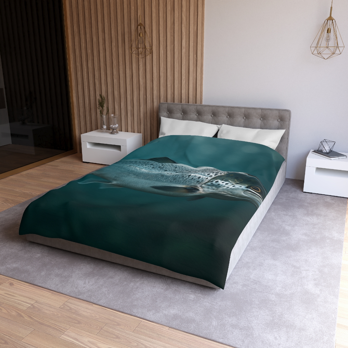 Silver Run Atlantic Salmon trendy bedroom duvets
