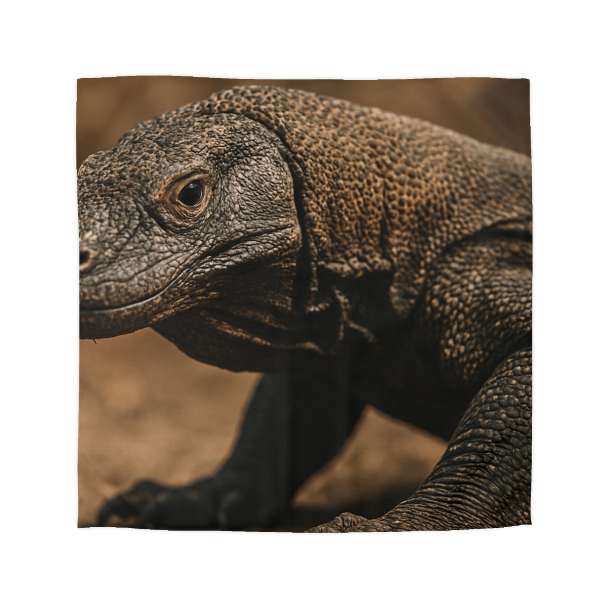 Ancient Sentinel Komodo Dragon personalized bedding duvets