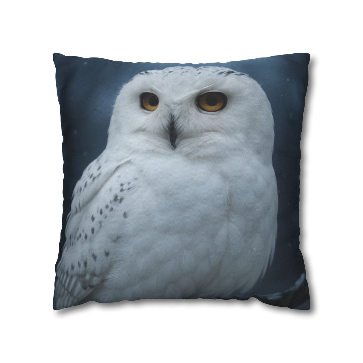 Twilight Watcher Snowy Owl personalized pillow covers