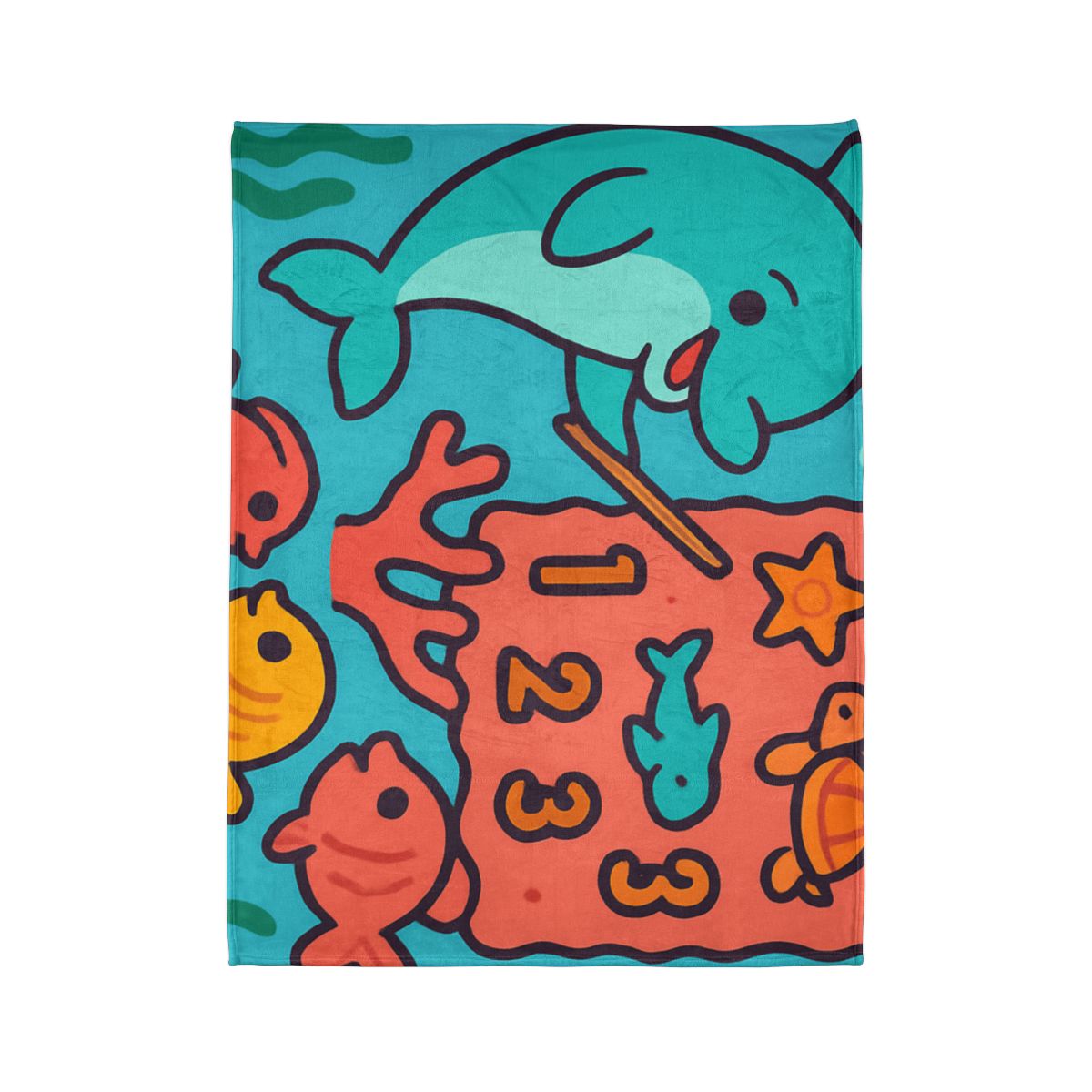 Cosmic Coral Reef Classroom unique gift blanketscustom blankets