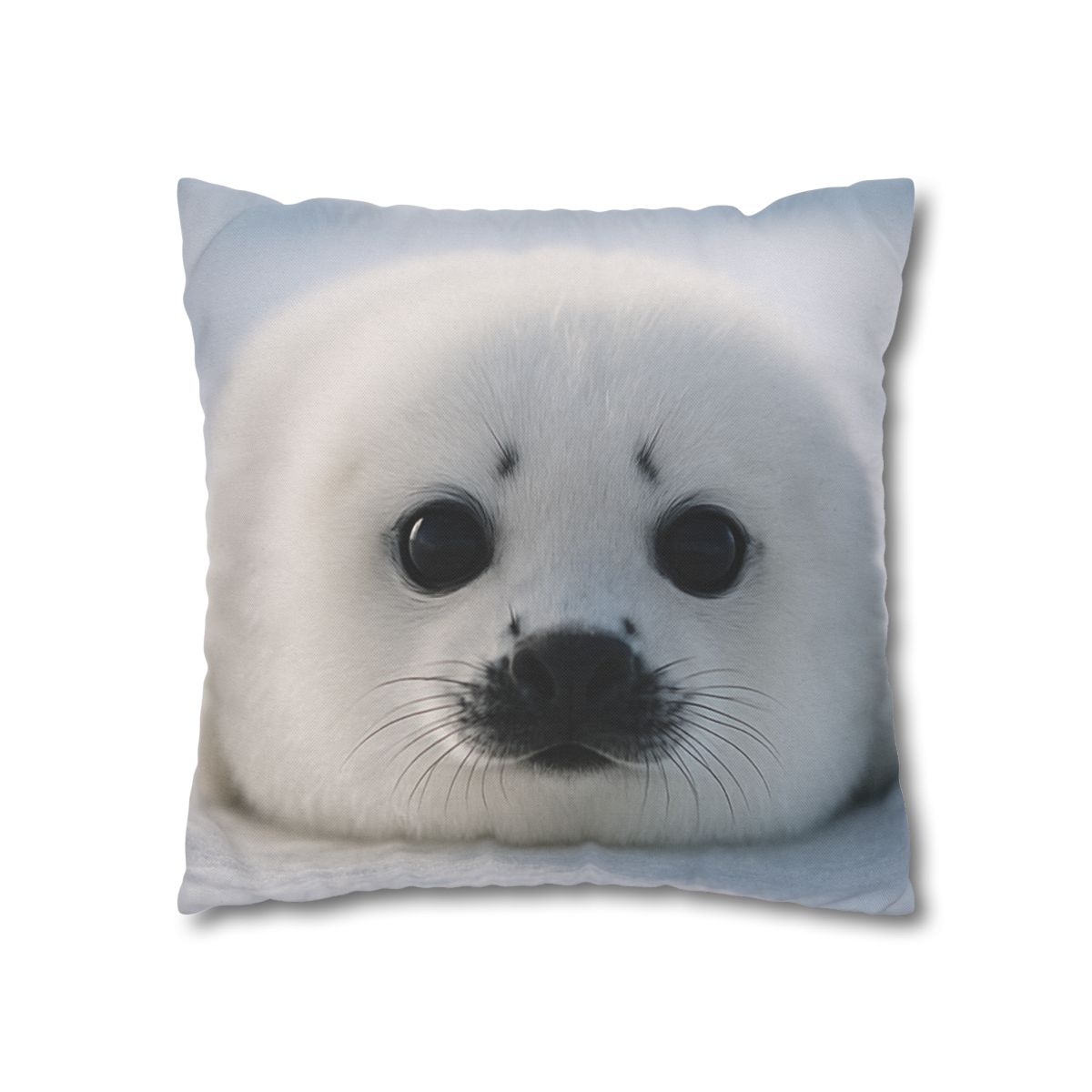 Snow Dream Harp Seal Pup stylish decorative pillowcases
