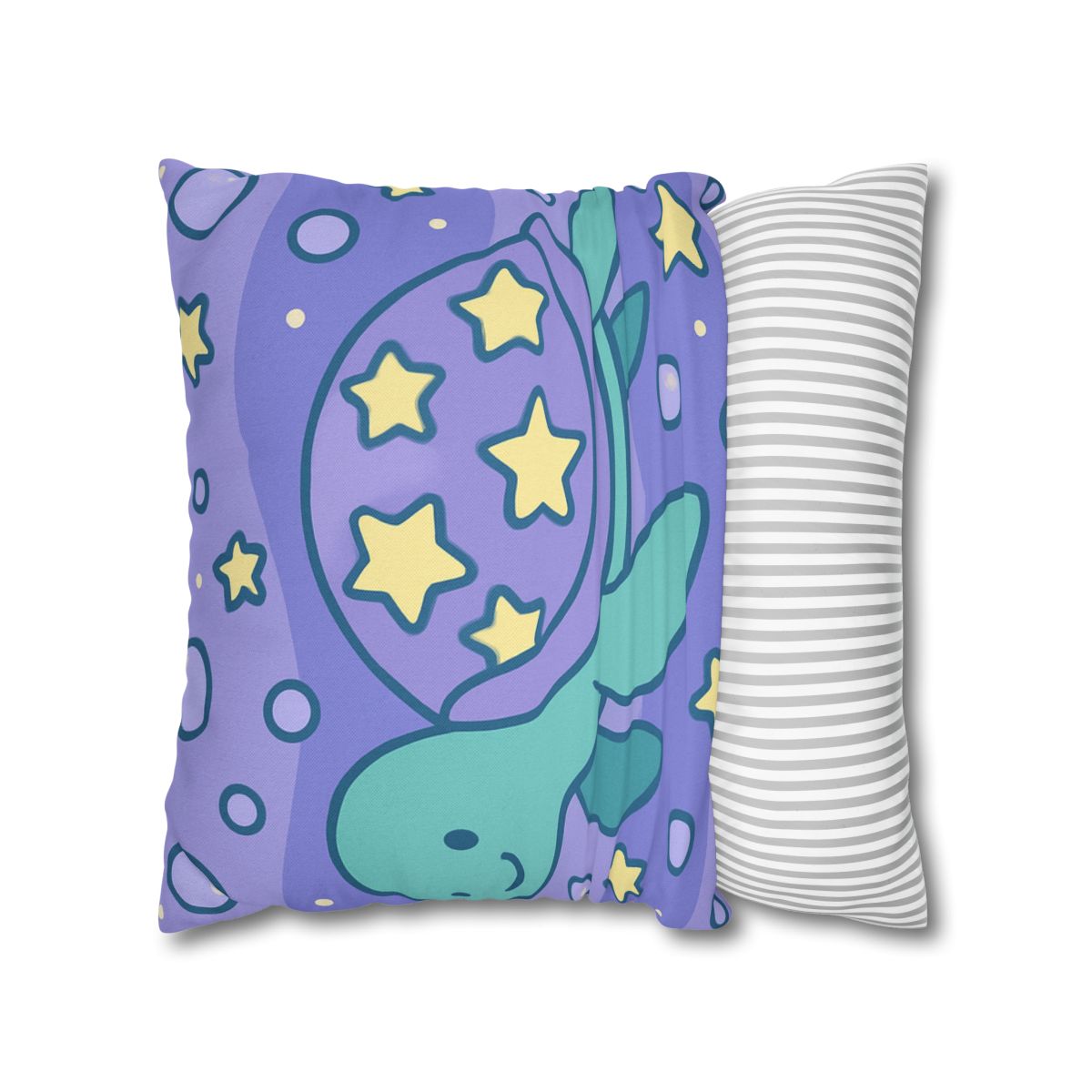 Nebula Ocean Turtle designer print pillow cases