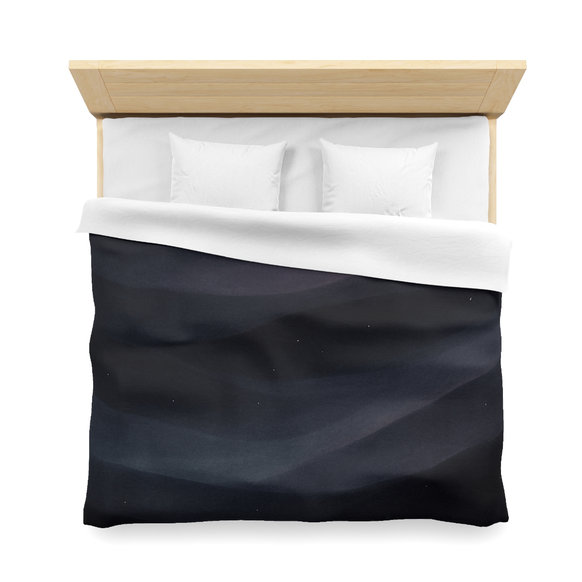 Dark Energy Veil Gradient unique patterned duvets