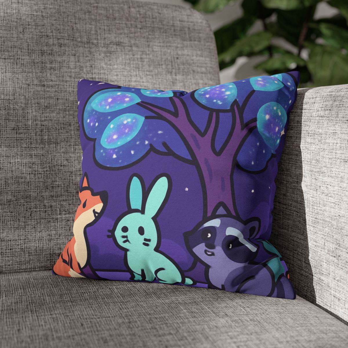 Nebula Forest Friends trendy patterned pillow cases