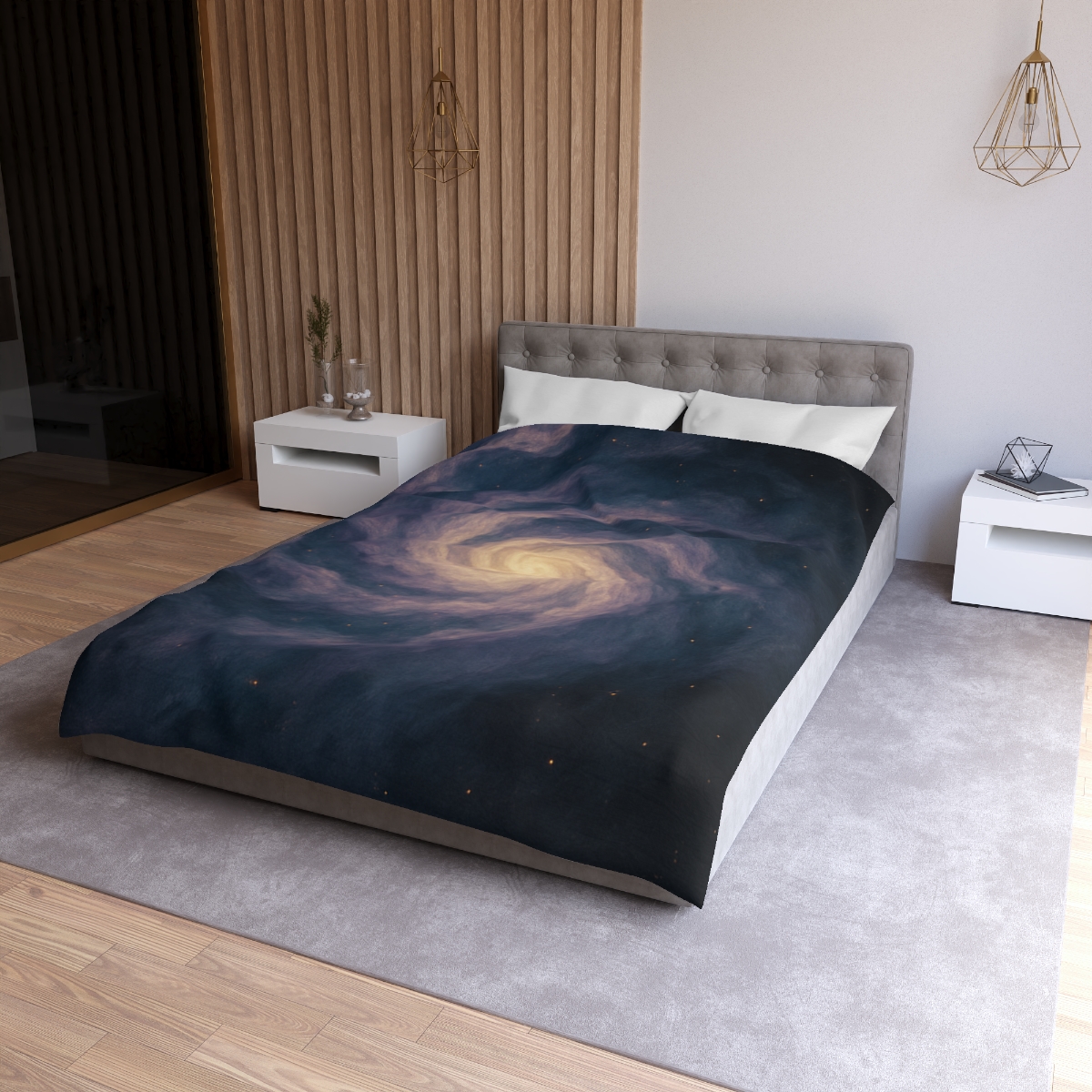 Nebula Spiral Garden soft comforter duvets