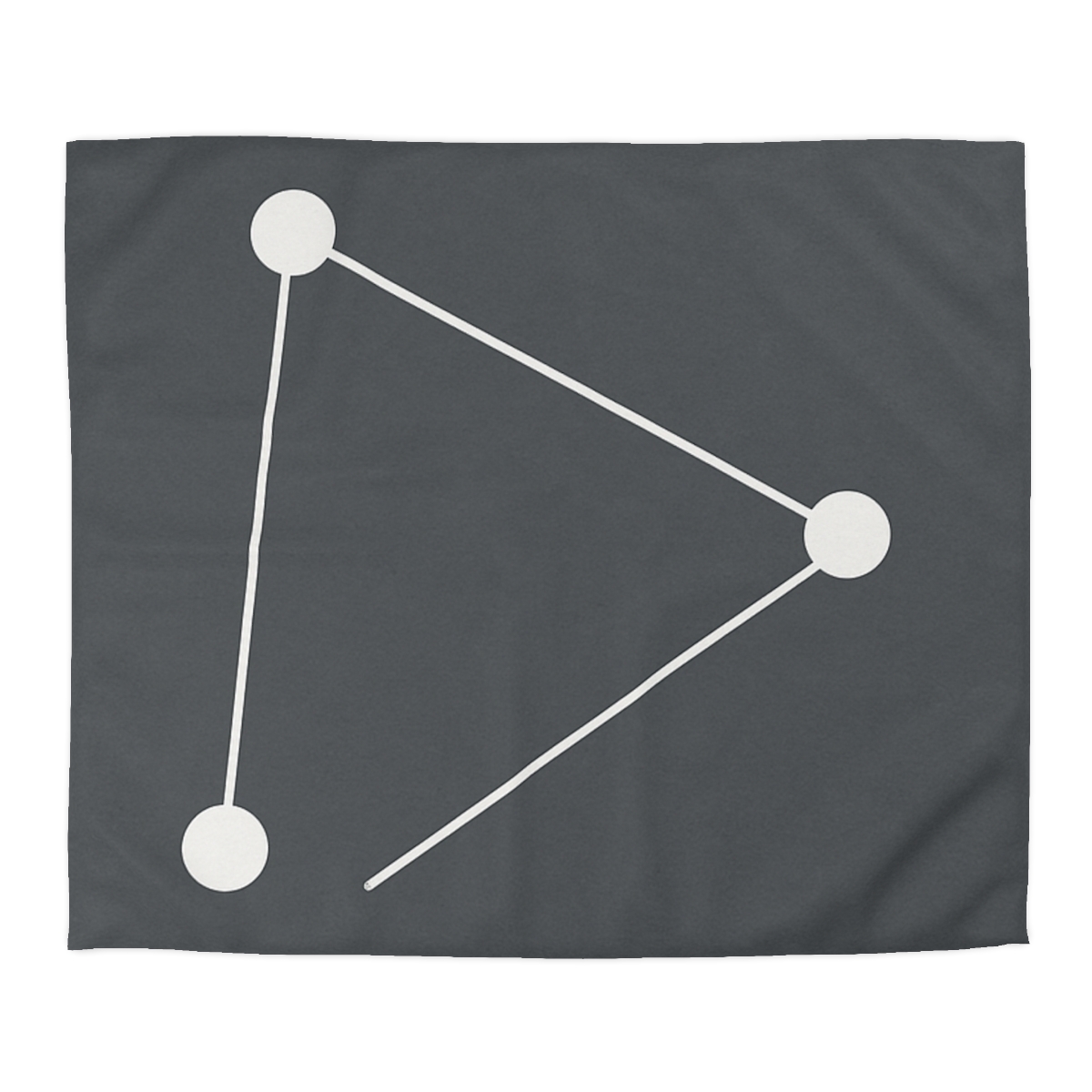 Triangular Line Constellation soft comforter duvets