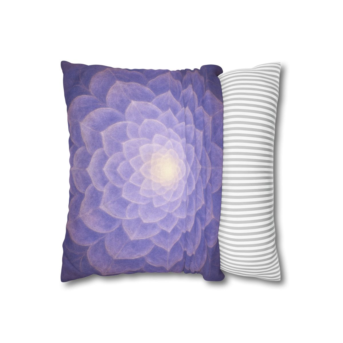 Petal Fractal Rosette soft cotton pillow cases