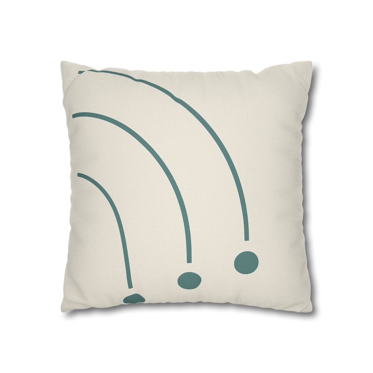 Balanced Arc And Dot Trio personalized pillow covers