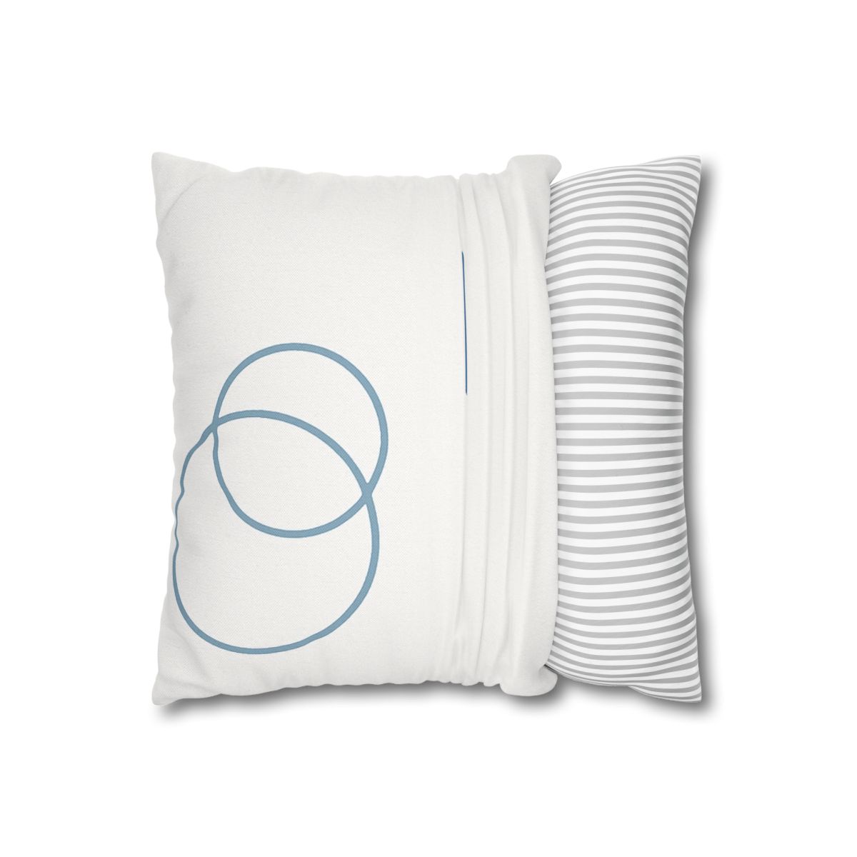 Offset Rings With Quiet Line trendy patterned pillow cases