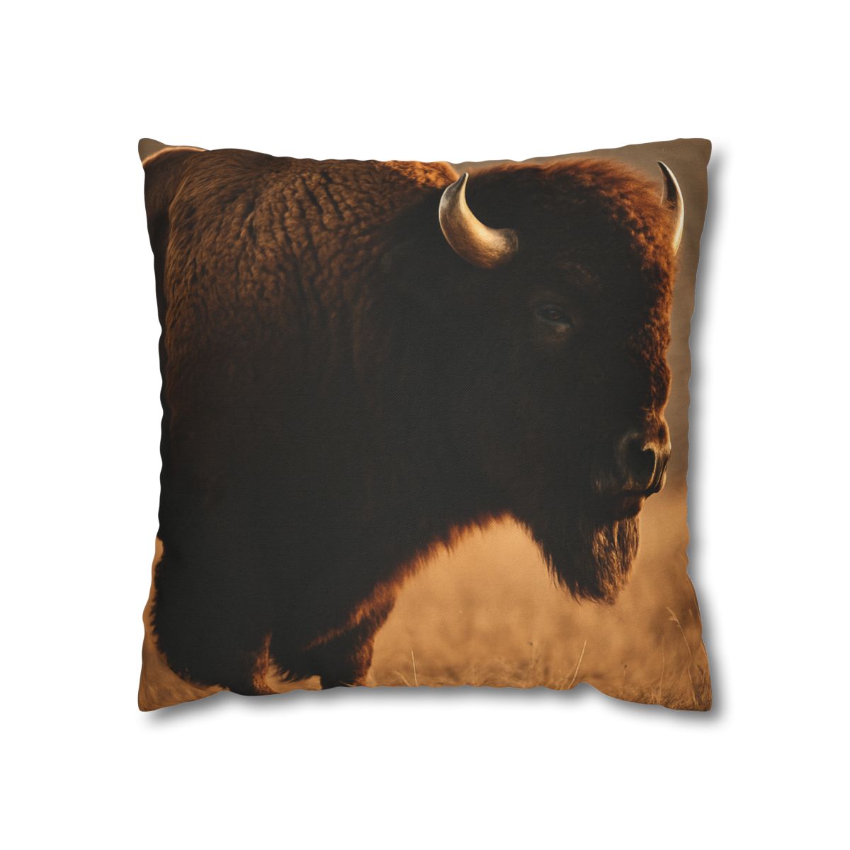 Prairie Thunder Bison soft cotton pillow cases