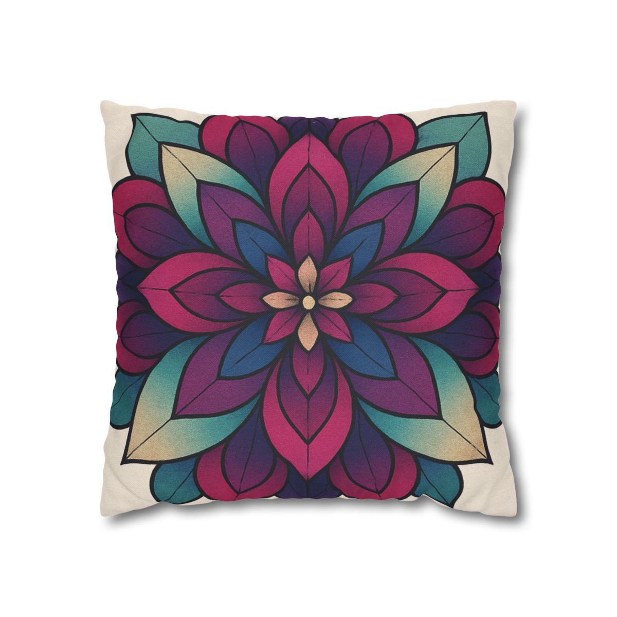 Petal Prism Overlap custom pillow cases