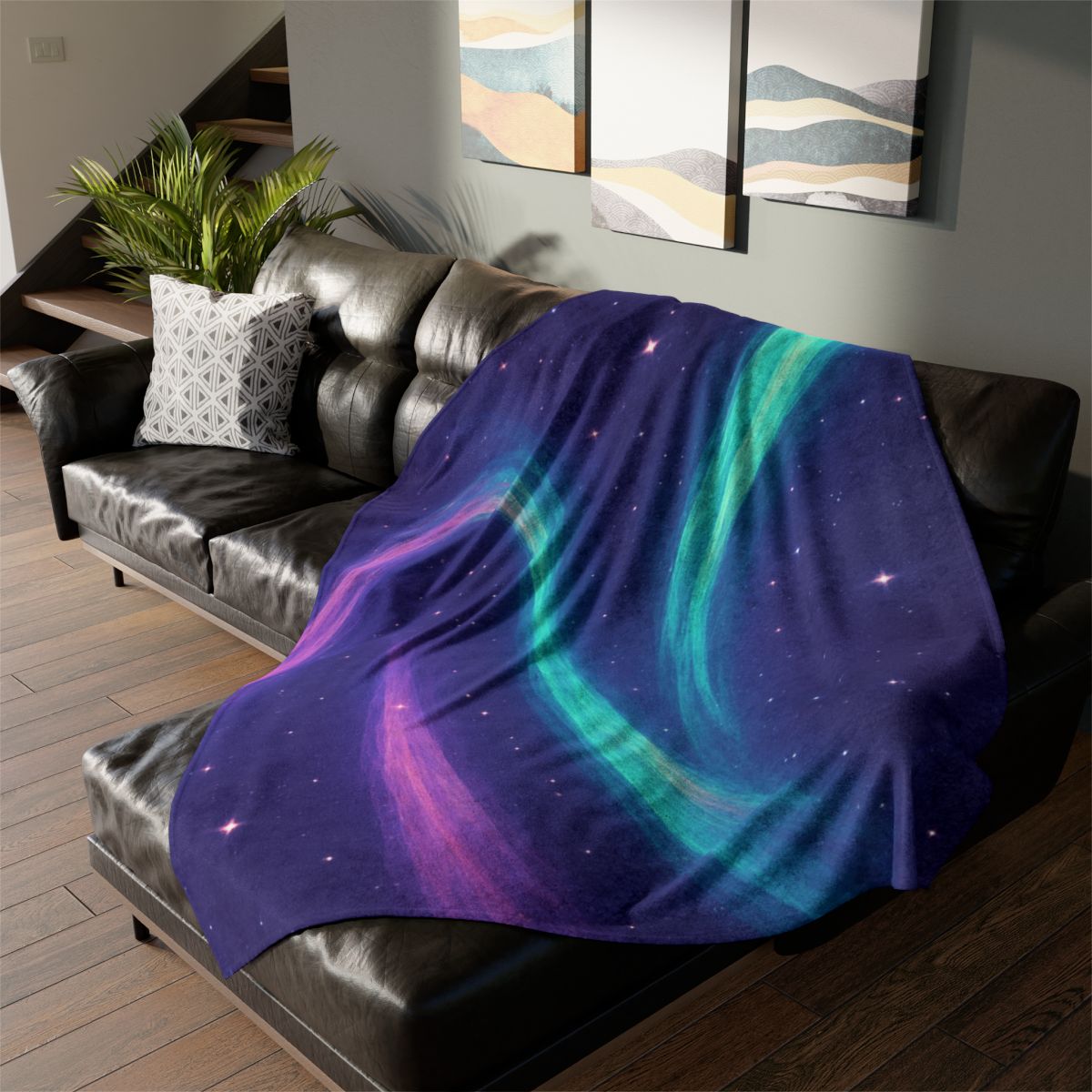 Aurora Plasma Ribbon Drift warm winter blankets