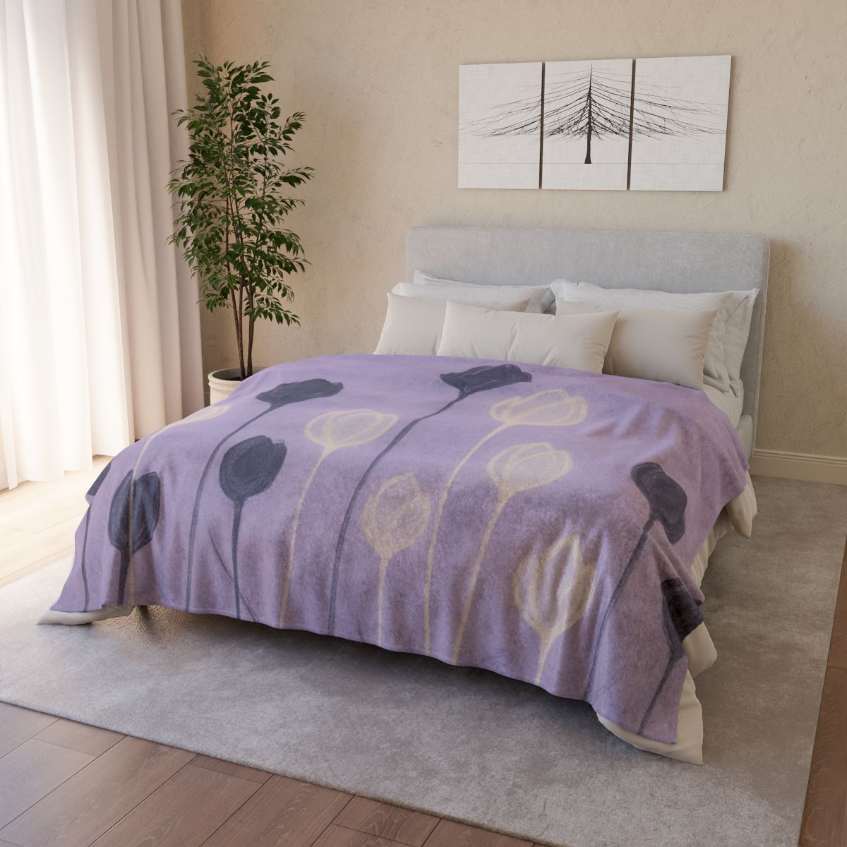 Bud Horizon Silhouette warm winter blankets