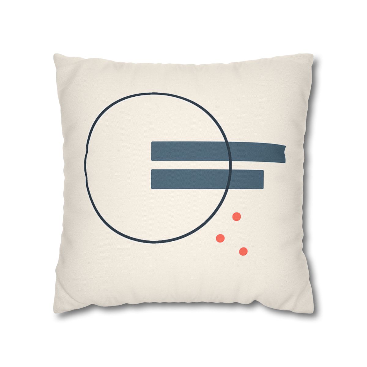 Offset Ring With Split Bars designer print pillow cases