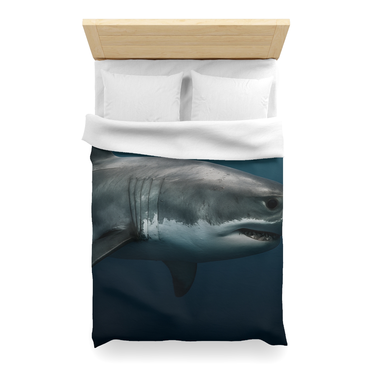 Silent Hunter Great White Shark stylish duvet covers