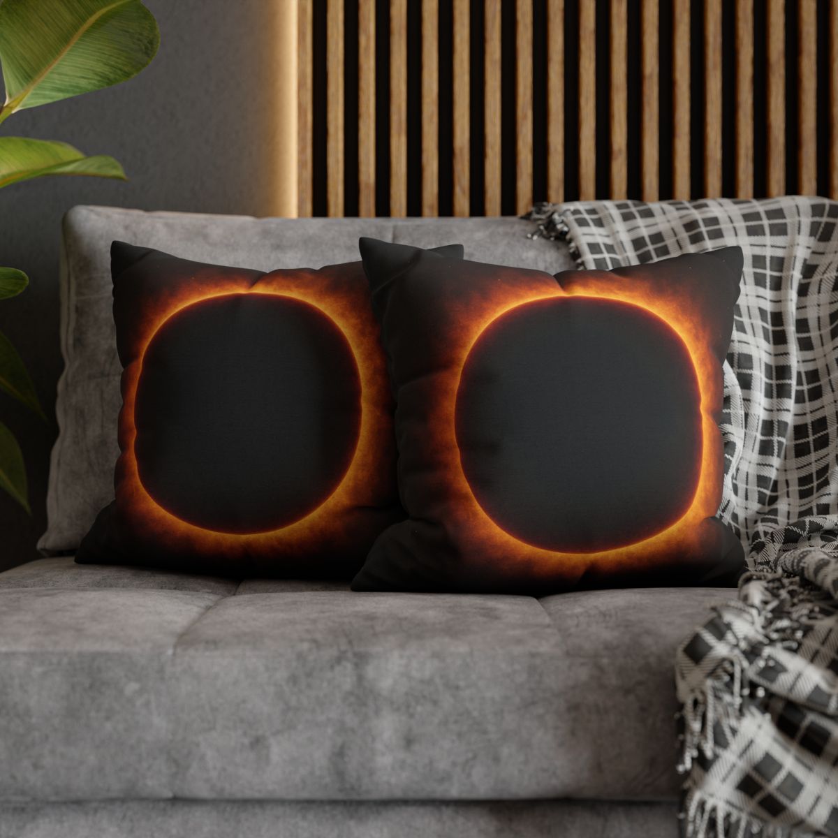 Event Horizon Velvet Bloom custom pillow cases