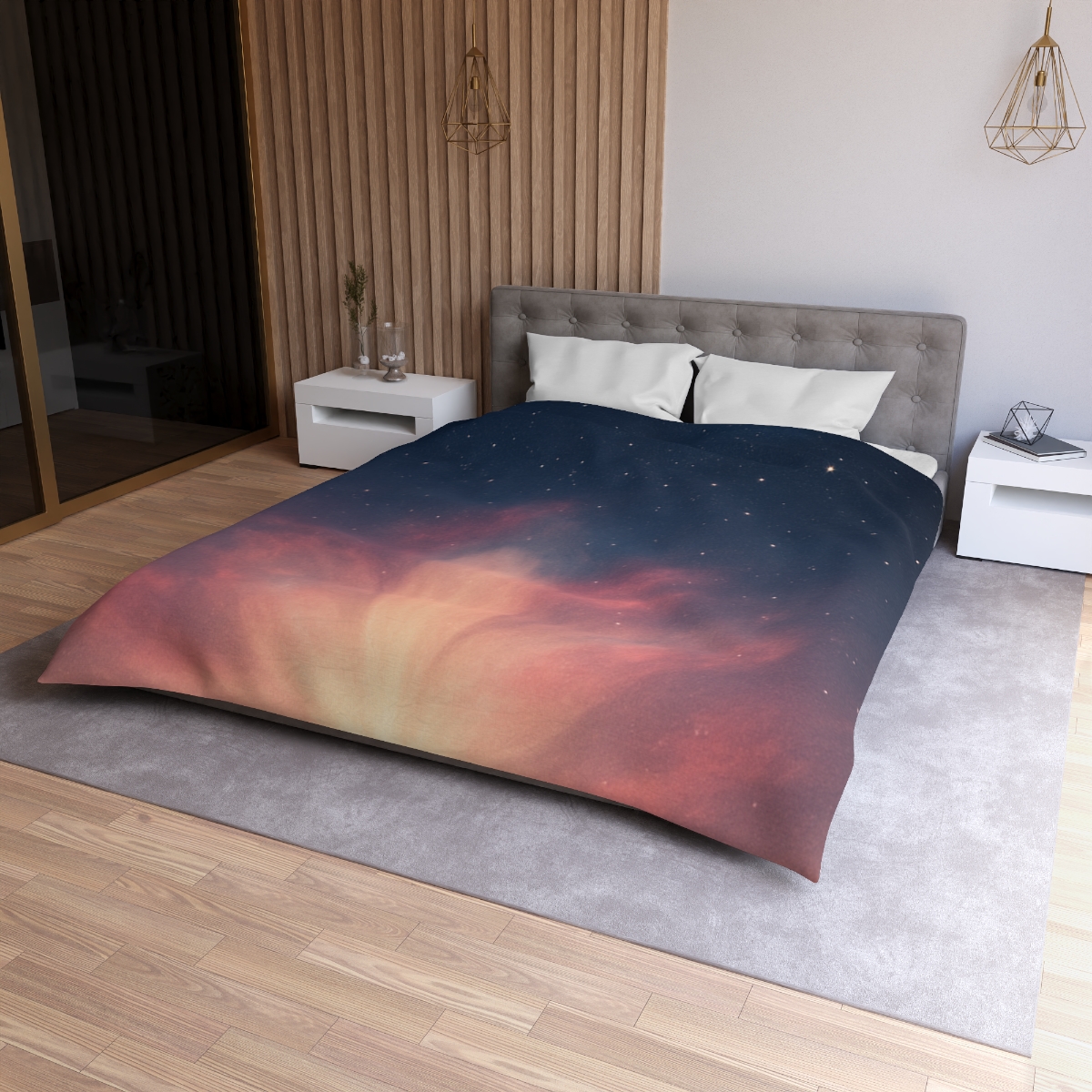 Starlit Horizon Bloom soft comforter duvets