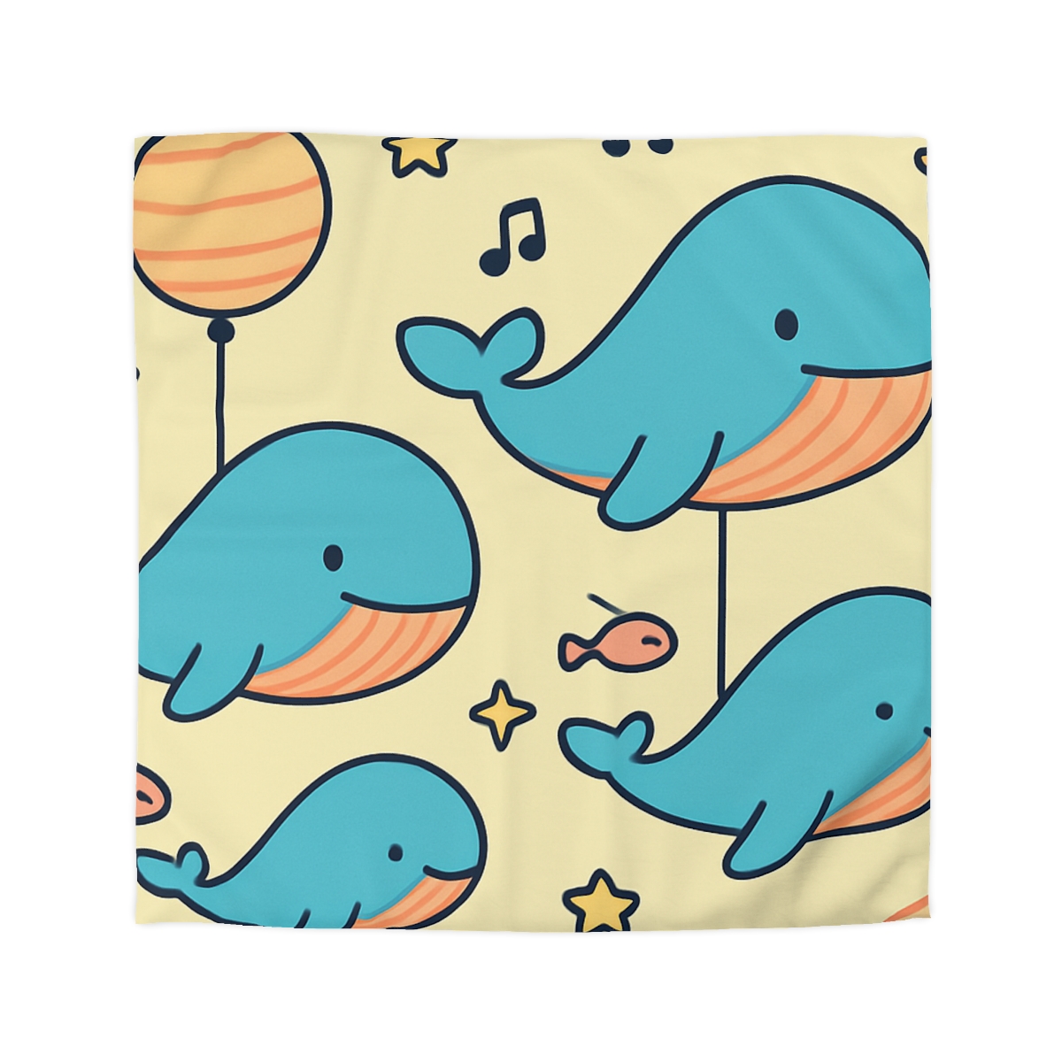 Cosmic Whale Parade duvets for gifts