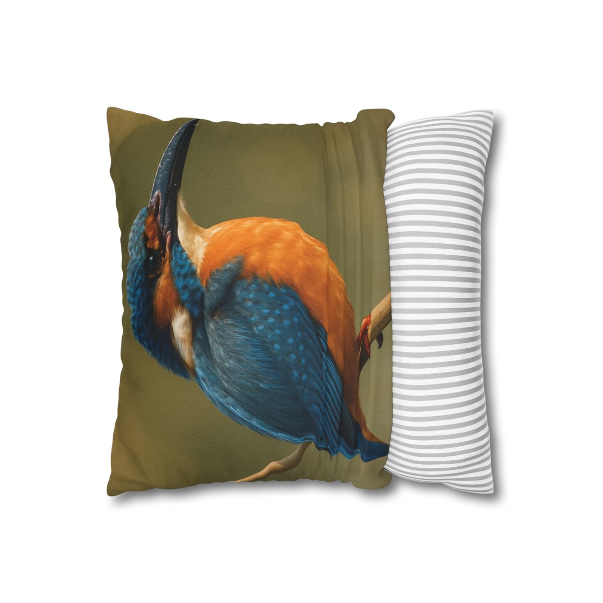 Dawn Drift Kingfisher personalized pillow covers